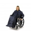 Chubasquero con mangas Splash para silla de ruedas -M